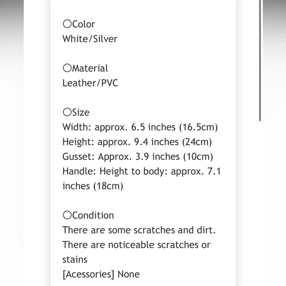 Gucci White and Silver Women's Bag - Picture 16 of 16